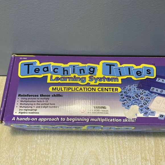 Teaching Tiles Math Learning System Educational Insights Multiplication Center - Picture 2 of 8